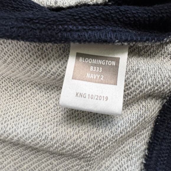 Sovereign Code Mens Medium Bloomington Varsity Jacket Striped Ribbed Long Sleeve - Picture 10 of 14